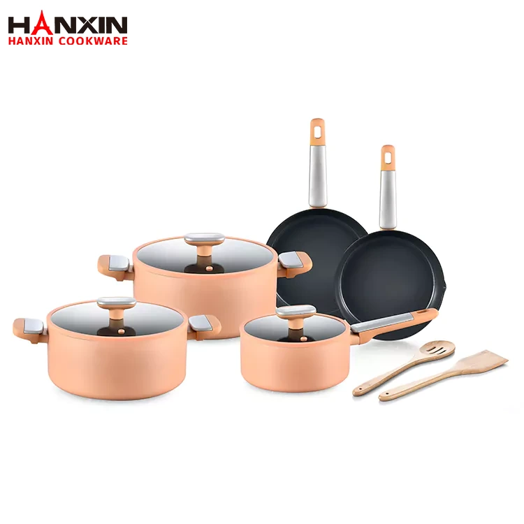 Bộ nồi gốm nhôm có lớp phủ chống dính Bộ nồi gốm nhôm có lớp phủ chống dính