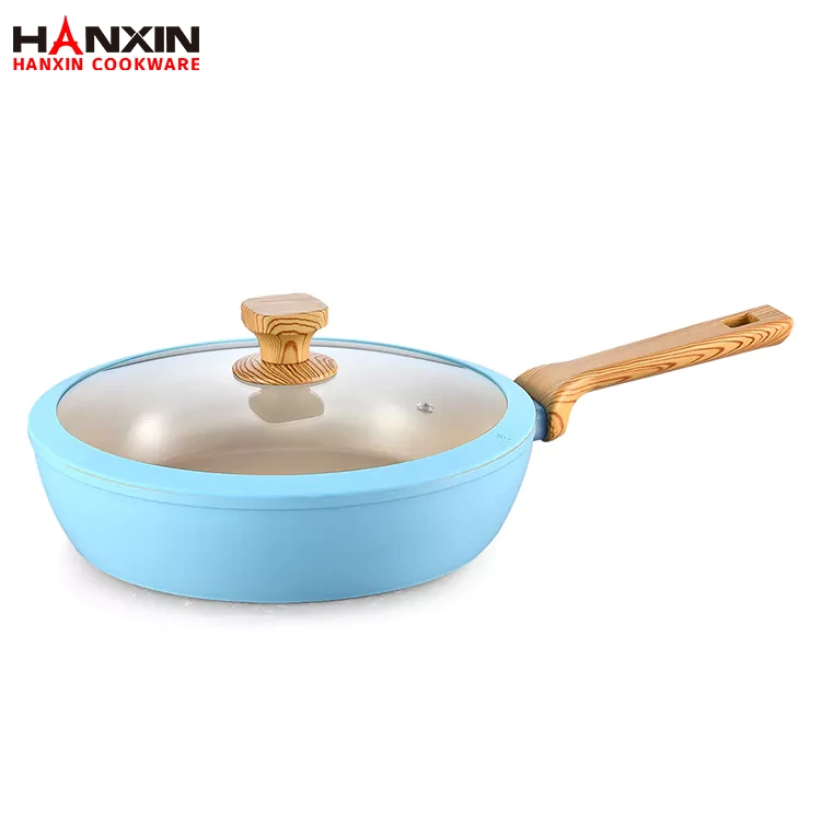 Chảo chiên sâu bằng gốm rèn nhôm Chảo chiên sâu bằng gốm rèn nhôm