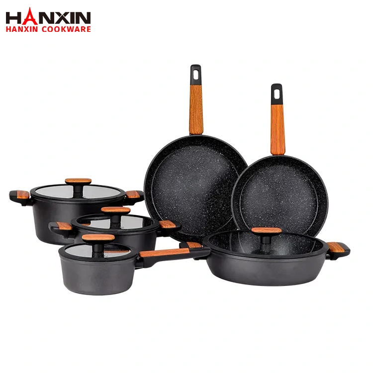 Bộ nồi chống dính rèn nhôm